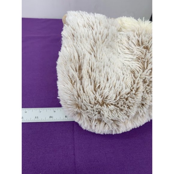 Warrnie Weighted Hamster 8 Inch Brown Cream Scented Plush Stuffed Animal - Picture 5 of 6